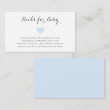 Boeken voor Baby Cute Blue Heart Boy Baby shower