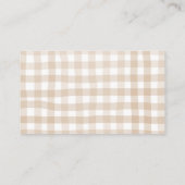 Boeken voor Baby Cutie Pie Herfst Baby shower Informatiekaartje (Achterkant)