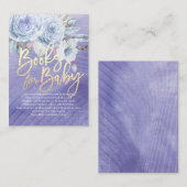 Boeken voor Baby/Een aanvraag voor een boek voorle Informatiekaartje (Voorkant / Achterkant)