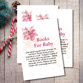 Boeken voor baby een beetje sneeuwvlok roze poinse informatiekaartje