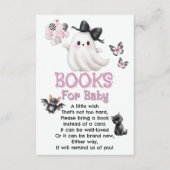 Boeken voor Baby - Een Boo-tiful Keepsake-verzoek Informatiekaartje (Voorkant)