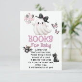 Boeken voor Baby - Een Boo-tiful Keepsake-verzoek Informatiekaartje (Staand voorkant)