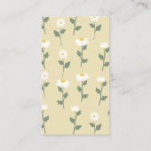 Boeken voor Baby Elegant Beige Floral Baby shower Informatiekaartje (Achterkant)