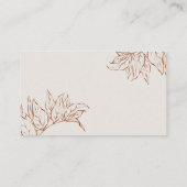 Boeken voor Baby Elegant Verbrand Sinaasappel Bota Informatiekaartje (Achterkant)