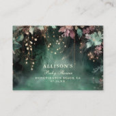 Boeken voor Baby Enchanted Forest Greenery Arch Informatiekaartje (Achterkant)