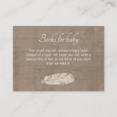 Boeken voor Baby Enclosure Kaart – Rustic Woodland (Voorkant)