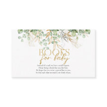 Boeken voor Baby Eucalyptus Greenery Baby shower