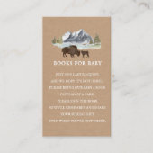 Boeken voor Baby gedicht karkasbuffel-Baby shower Informatiekaartje (Voorkant)