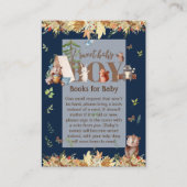 BOEKEN VOOR BABY GEDICHT QR Code Bosdieren Informatiekaartje (Voorkant)