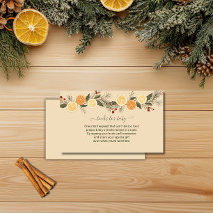 Boeken voor Baby Gedroogde Kerst Citrusvrucht Informatiekaartje