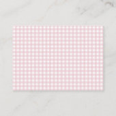 Boeken voor Baby Gekke Goose Whimsical Pink Shower Informatiekaartje (Achterkant)