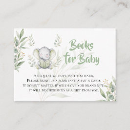 Boeken voor baby geslacht neutrale olifant Eucalyp Informatiekaartje