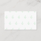 Boeken voor Baby Giraffe Floral Baby shower Informatiekaartje (Achterkant)