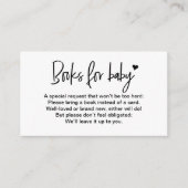  Boeken voor baby Heart Library aanvraag Informatiekaartje (Voorkant)