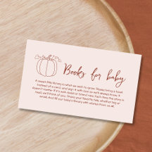 Boeken voor Baby Herfst Autumn Pumpkin Baby shower