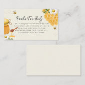 Boeken voor Baby honingraten baby shower Informatiekaartje (Voorkant / Achterkant)