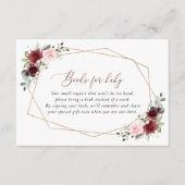 Boeken voor Baby Informatiekaartje (Voorkant)