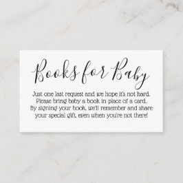 Boeken voor Baby Informatiekaartje