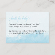 Boeken voor Baby-inktwas textuur blauw Baby shower