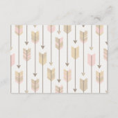 Boeken voor Baby Insert Kaart Blush Pink and Tan (Achterkant)