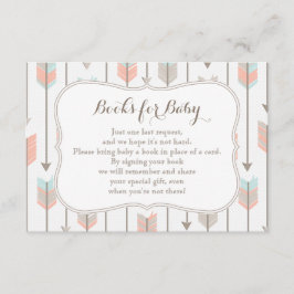 Boeken voor Baby-insteekkaart Informatiekaartje