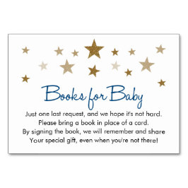 Boeken voor baby-insteekkaart kaart