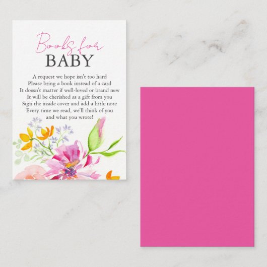 Boeken voor Baby Invitations Enclosure Kaarten (Voorkant / Achterkant)