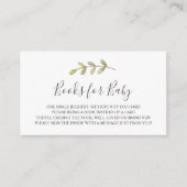 Boeken voor Baby-invoegkaart Informatiekaartje (Voorkant)