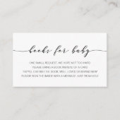 Boeken voor Baby-invoegkaart Informatiekaartje (Voorkant)