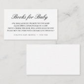 Boeken voor Baby-invoegkaart Informatiekaartje (Voorkant / Achterkant)