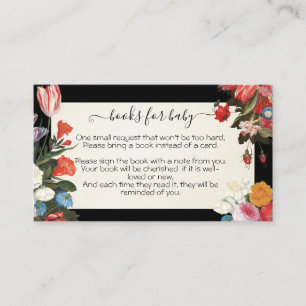 Boeken voor Baby is Blooming Baby shower Kaart
