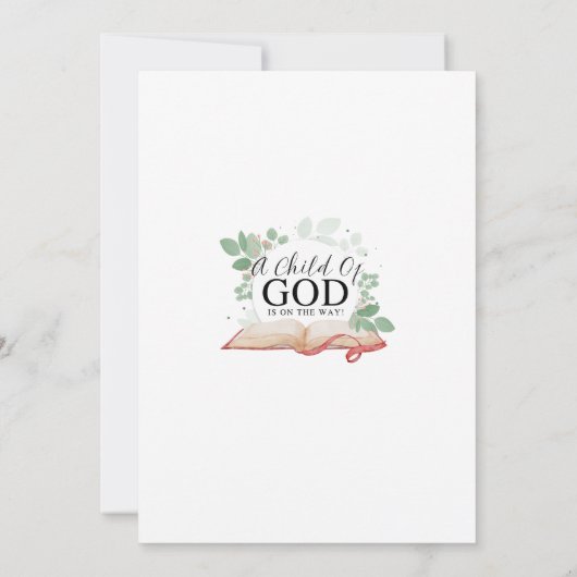 Boeken voor Baby Kaart (Achterkant)