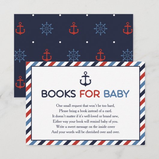 Boeken voor Baby Kaart (Voorkant / Achterkant)