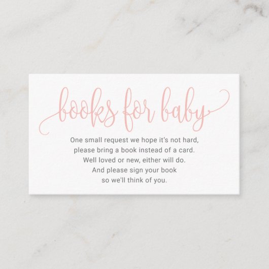 Boeken voor Baby Kaart (Voorkant)