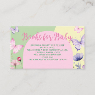 Boeken voor Baby Kaart Baby shower Flat Note Kaart Visitekaartje