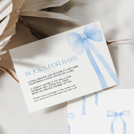 Boeken voor Baby Kaart Blue Bow