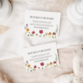Boeken voor Baby Kaart Floral Notitiekaartje