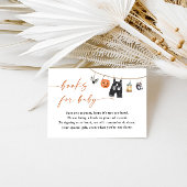 Boeken voor Baby Kaart | Halloween-Baby shower