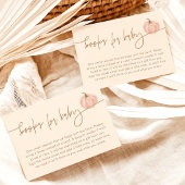 Boeken voor Baby Kaart, Herfst Pink Pumpkin Baby s Kaart