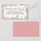Boeken voor Baby Kaart Insert Baby shower (Voorkant / Achterkant)