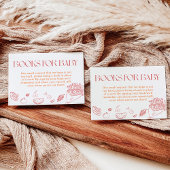 Boeken voor Baby Kaart, lokaal geteeld Baby shower Kaart