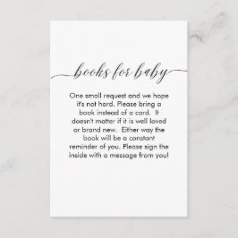 Boeken voor Baby Kaart Modern Minimalistisch Eenvo