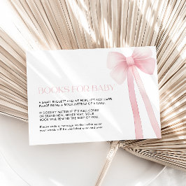 Boeken voor Baby Kaart Pink Bow