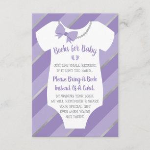 Boeken voor Baby Kaart, Two Little Feet Informatiekaartje