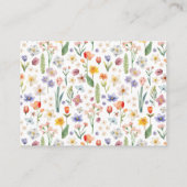 Boeken voor Baby Kaart – Woodland Hedgehog & Flora (Achterkant)