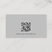 Boeken voor Baby Little Boo Herfst Baby shower QR  Informatiekaartje (Achterkant)