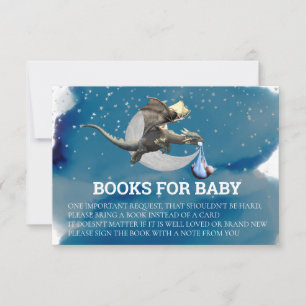Boeken voor Baby Little Knight Dragon Silver Kaart