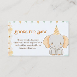 Boeken voor Baby - Little Peanut Dreams Elephant Informatiekaartje