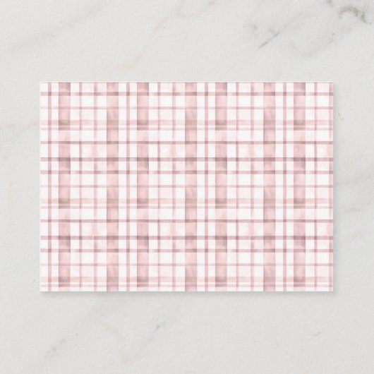 Boeken voor Baby Little Pumpkin Girl Baby shower Informatiekaartje (Achterkant)