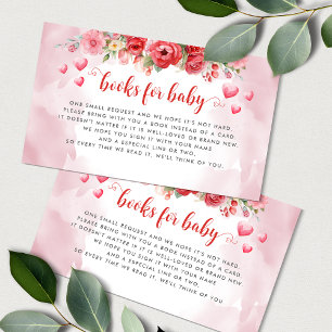 Boeken voor baby Little Sweetheart Baby shower Sch Informatiekaartje